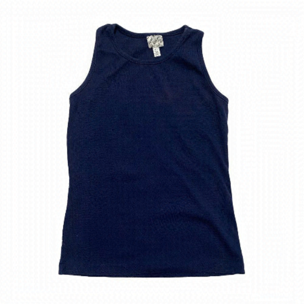 𝅺d-signed Navy Blue Tank Top